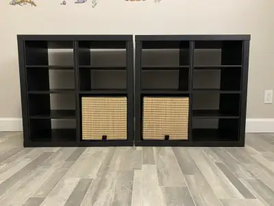 2 étagères KALLAX avec accessoires, View more