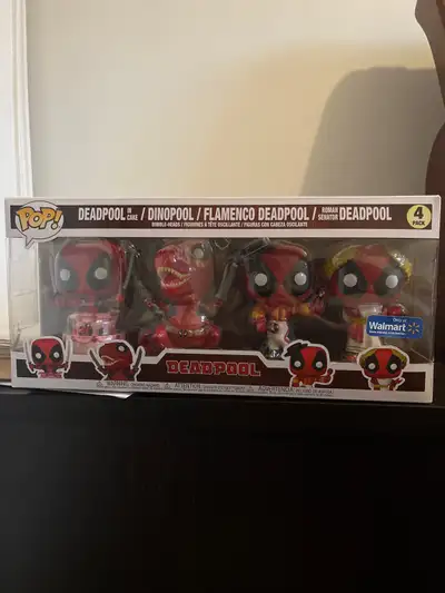 Funko pop Deadpool 4 pack, View more