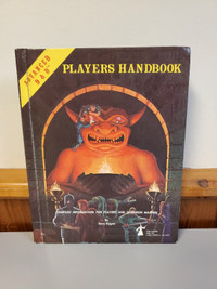 PLAYERS HANDBOOK RARE 1978 6th print 1st Edition Dungeons & Drag