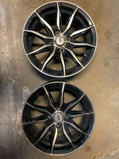Selling Qty. 4 Dai 15" Frantic Rims. These are a 4 bolt pattern. No scratches, Summer use only. Need...