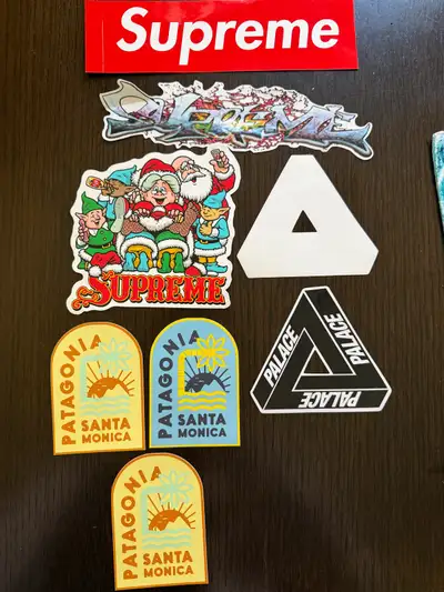 supreme place patagonia stickers, View more