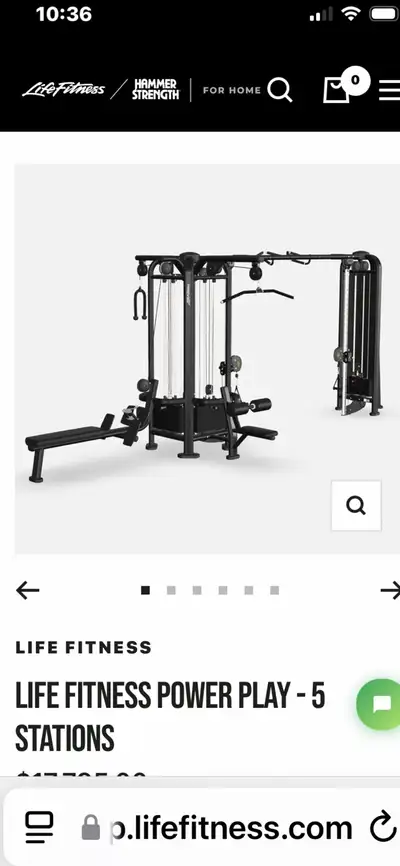 Used Life Fitness Gym, in good shape, not the original photo, comes with everything in the photo. If...