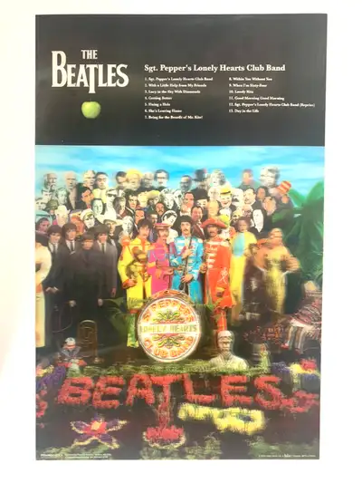 The Beatles - Sgt. Pepper’s Lonely Heart’s Club Band 3D poster
