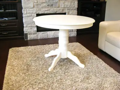 Lovely Pier One 38" Round Wood Kitchen Table -Excellent shape, View more