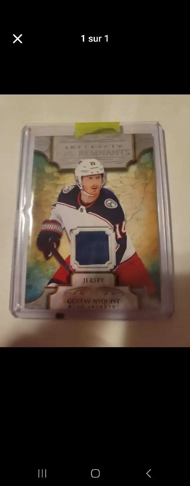Carte Gustav Nyquist Artifacts in Hockey in Laval / North Shore - Image 2