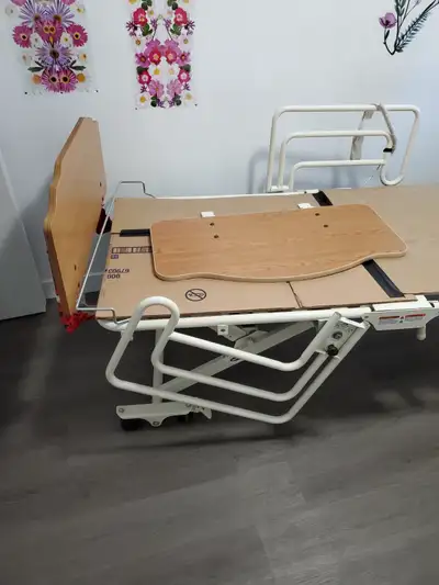 INVACARE CARROLL CS SERIES CS7 MEDICAL BED One-Touch Floor Lock system Full Electronic bed functions...