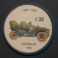 Jeton jello #32 / jello token / voiture / Franklin 1906