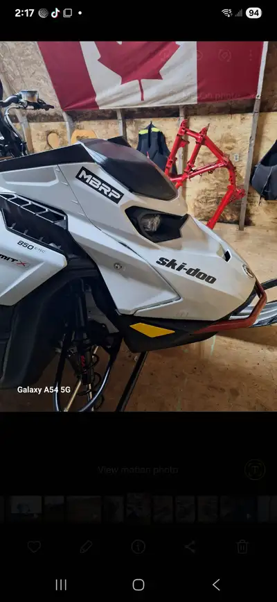 2023 summit x 850, ex condition with only 1560km, $12,000, 902 574 8008