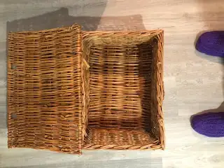 wicker picnic basket, View more