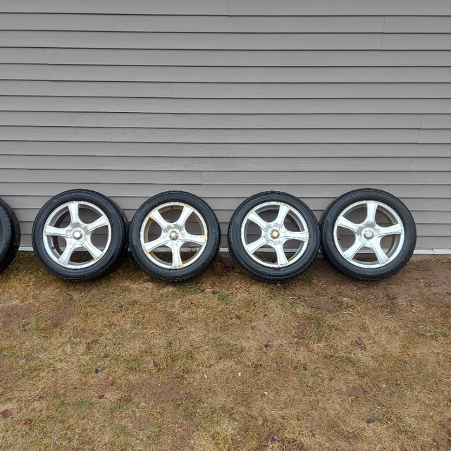 Summer tire and aluminum rims in Tires & Rims in Moncton