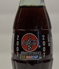 Coca-Cola Bottle World Of Coke Exclusive 2007 NASCAR
