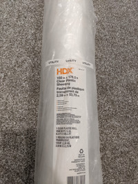 Drop sheet roll 8.5 in x 176 ft (HDX Clear plastic) for painting