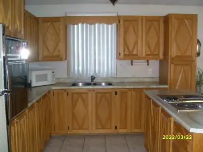 Kitchen Oak Cabinet