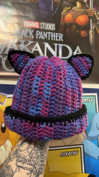 Crochet Cat Beanie $50
