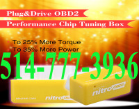 OBD2 Nitro Fuel Yellow Essence Jaune Turbo Booster Benzine Power