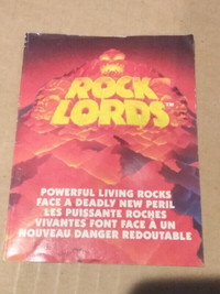 Rock Lords mini comic book from 1986