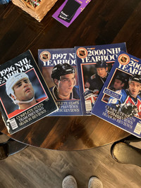 NHL yearbooks. 
