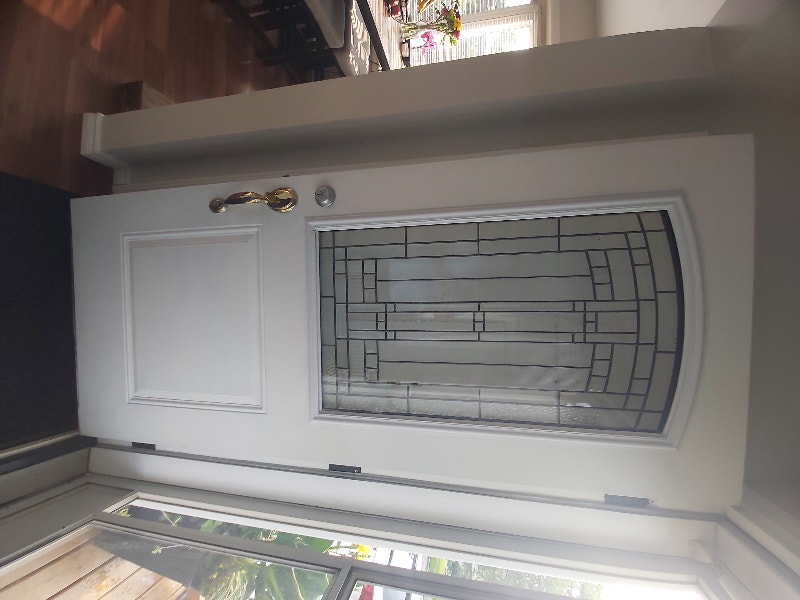 Entrance metal doors and storm screens used in great condition Windows, Doors & Trim St