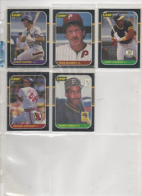 1987 LEAF BASEBALL CARD SET OF 264 MINT SHAPE