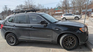 Bmw black suv