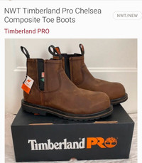 Brand new Timberland safety boots lace less