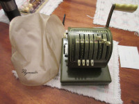 Vintage Paymaster Canadian Series X-550 check writer machine