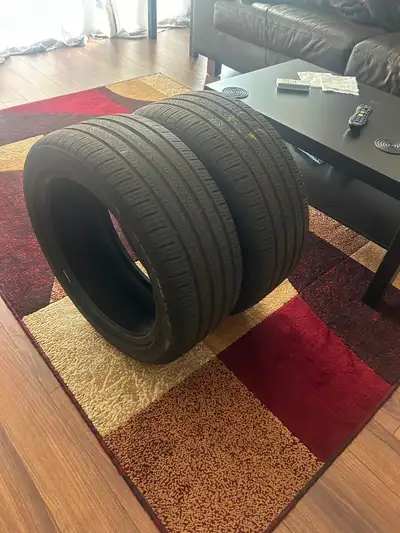 Two used tires for sale. Please text 902-240-2180 for info or if interested.