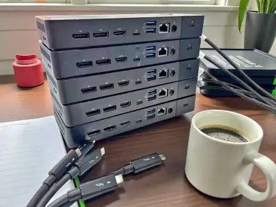 [9o5-851-o888] ▶︎ Model: Dell WD19TBS Thunderbolt Dock ▶︎ Interface: Thunderbolt 3 (USB-C) ▶︎ Power...
