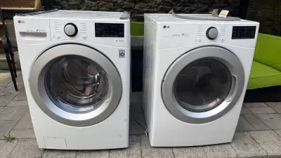 LG Washer and Dryer stack Set, View more