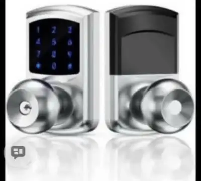 HIDALIFE Keyless Entry Door Lock, Keypad Door Lock with Handle, Touchscreen Digital Lock, Anti-peep...