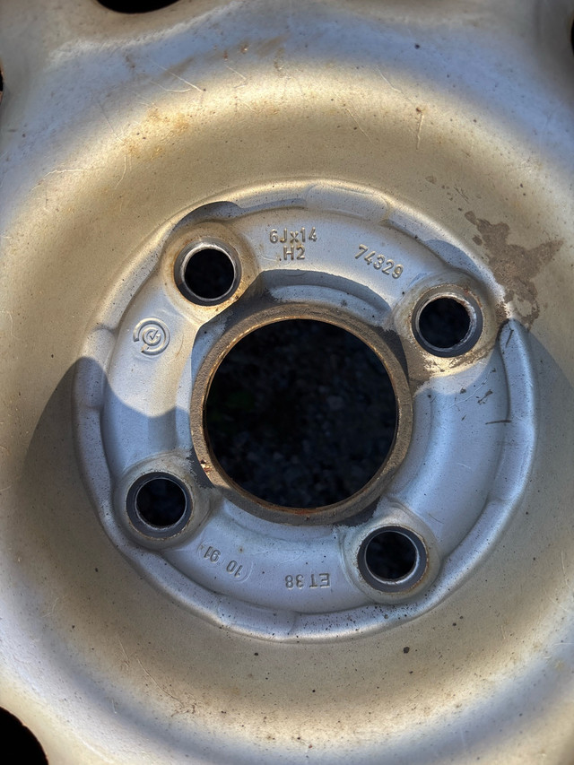 14” x 4 lug tire rims  in Tires & Rims in Bridgewater - Image 2