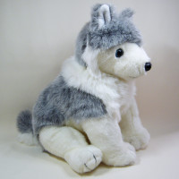 Ty Classic TIMBER Siberian Husky Grey & White (Wolf) 1993 Korea