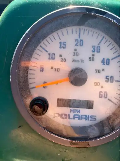 2001 Polaris sportsman 400 running condition high gear works needs a bell crank for the shifter into...