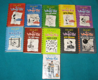 Diary of a Wimpy kid #2 -7, 9 ,,15  (8 books)&amp; DVD