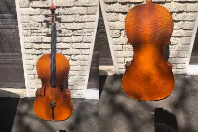 — Possible pick up Tuesday evening Hi, -I believe this to be a 7/8 cello -I measured 29 inches from...