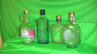 4 decorative bottles / arts and crafts set 2