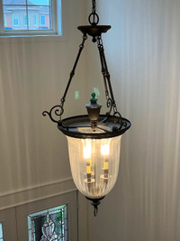 Large 3 light chandelier