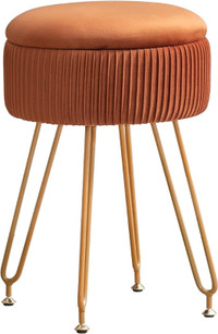 NEW Velvet Storage Stool