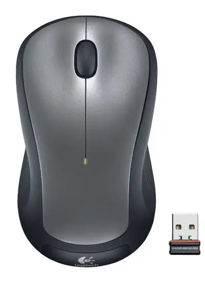 *-new souris neuve Logitech Wireless Mouse Silver 1year battery, View more