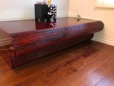 Japanese floor table, solid wood, like new, beautiful