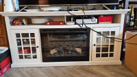Media Console with Fireplace (electric)