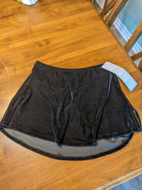 Black Velvet Skating Skirt