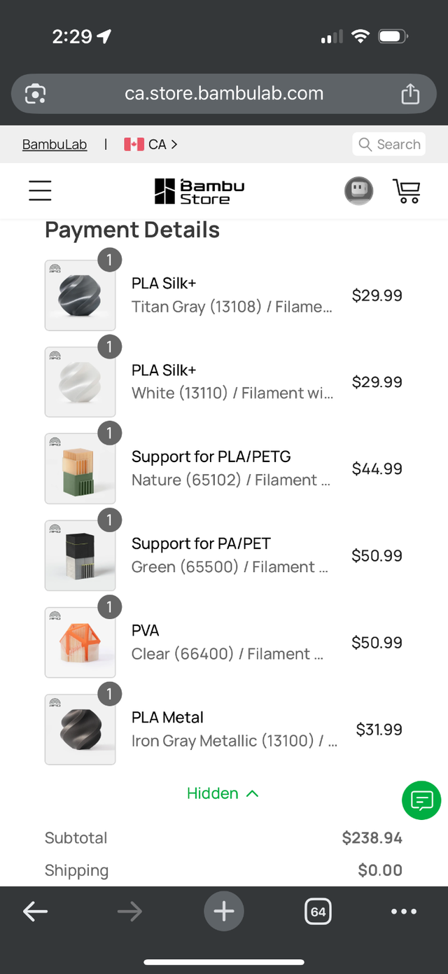 BRAND NEW Bambu Lab H2D 3D printer + AMS + Filament and Hot End64291501136643123