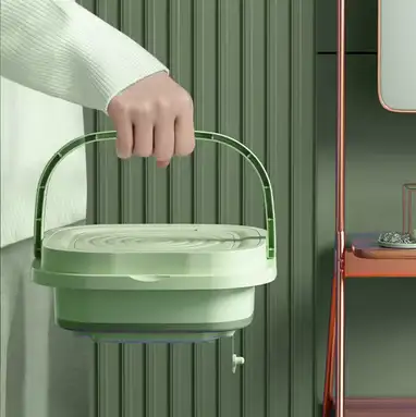  La Mini Machine à Laver Révolutionnaire Qui Se Plie à Vos Bes, View more