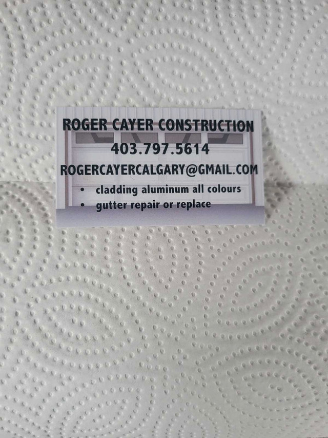 Roger cayer construction 403 797 5614  in Other in Calgary