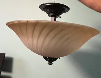 Semi-Flush Mount Ceiling Light – 20” Diameter (Includes Bulbs), View more