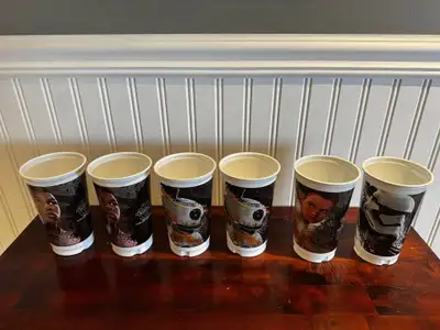 6 verres de Star Wars articles promos Subway 2015 le réveil de, View more
