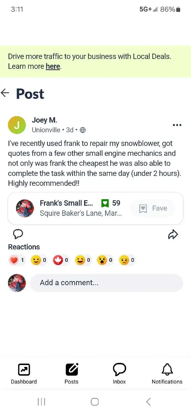 $100 Snowblower Repairs Markham in Snowblowers in Markham / York Region - Image 11