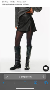 Leather skirt - aritzia
