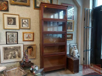 Spectacular massive antique 5-section Barrister's Bookcase by Ca